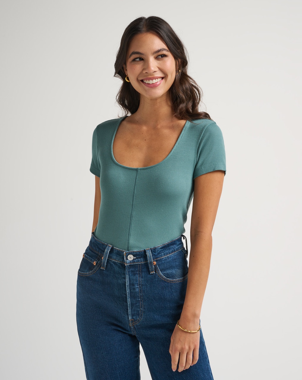 TRANQUILITY RIBBED TOP 1